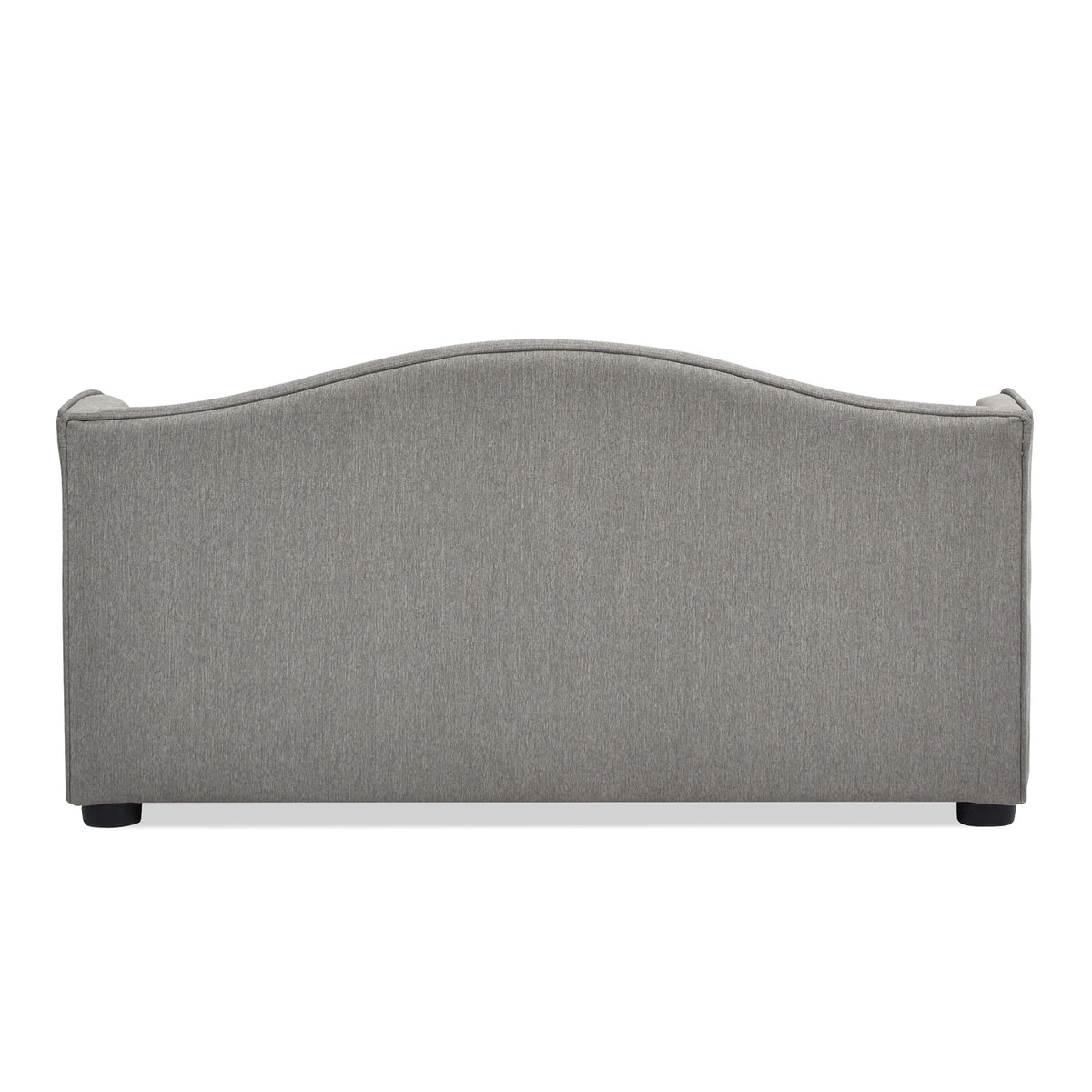 Robin 35" Tufted Wingback Pet Sofa Bed, Medium, Uptown Gray Stain Resistant High Performance Polyester