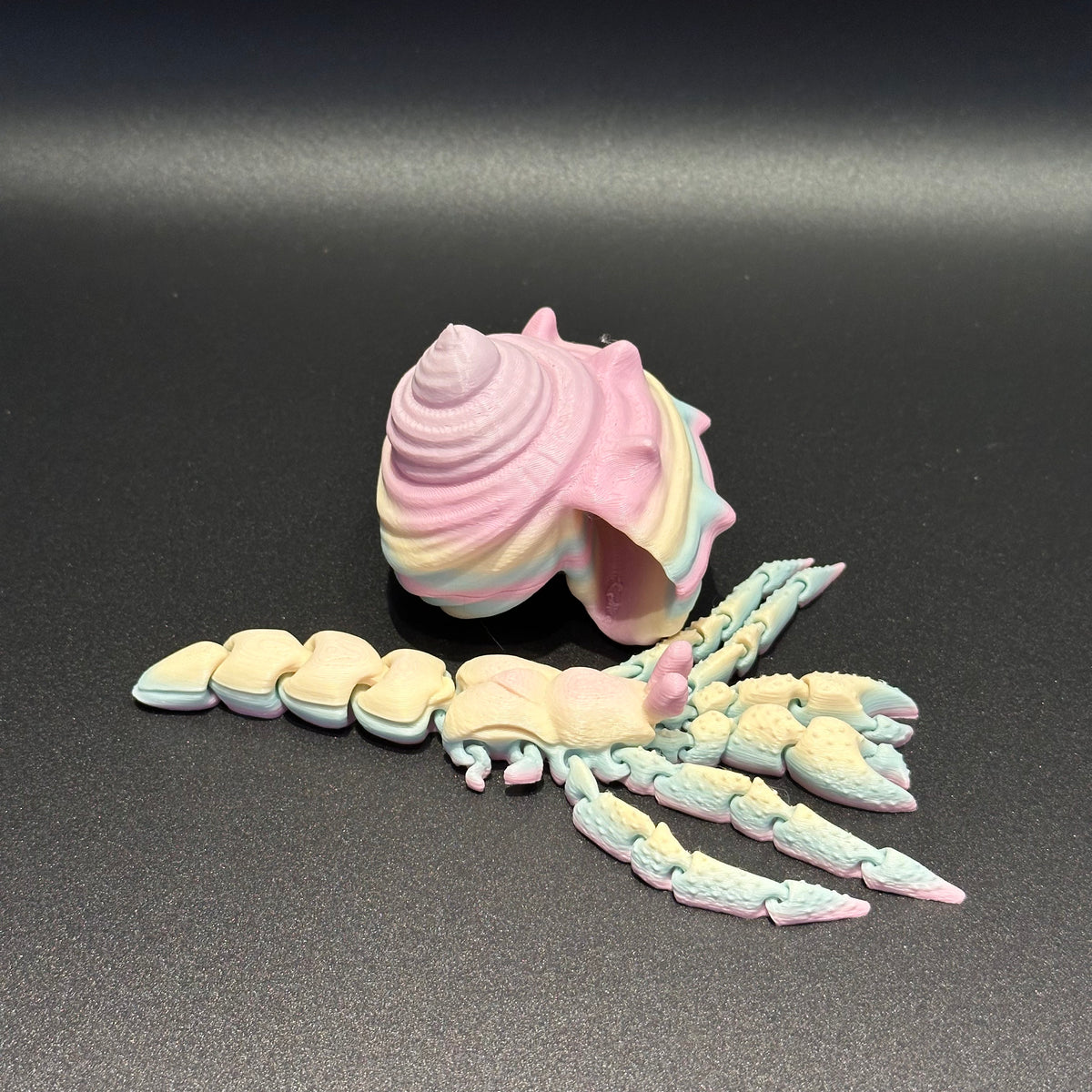 Hermit Crab HandMade 3D Printed Toys and Ornaments