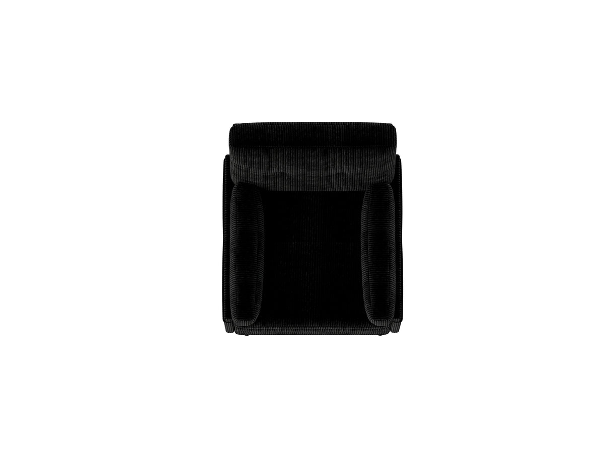 [SantaChoice] Black Multi-Functional Adjustable Sofa, Convertible Lounge Chair and Guest Bed