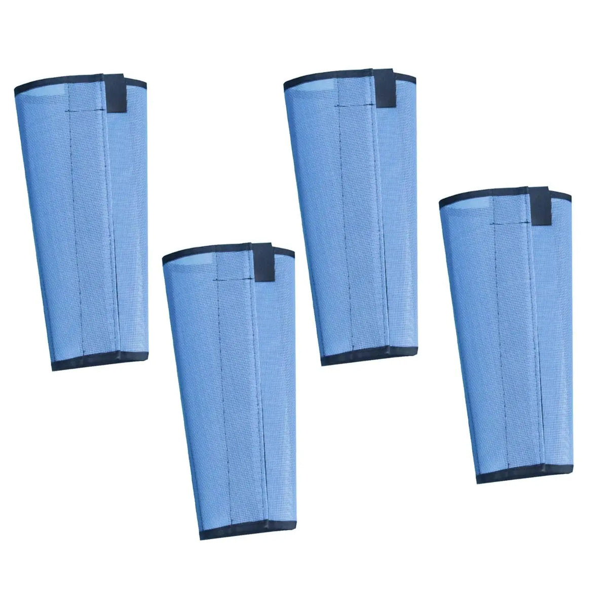 4Pcs Horse Fly Leg Boots Leg Guard Fine Mesh Blue Horse Leggings Breathable Protective Sports Protection Training Outdoors