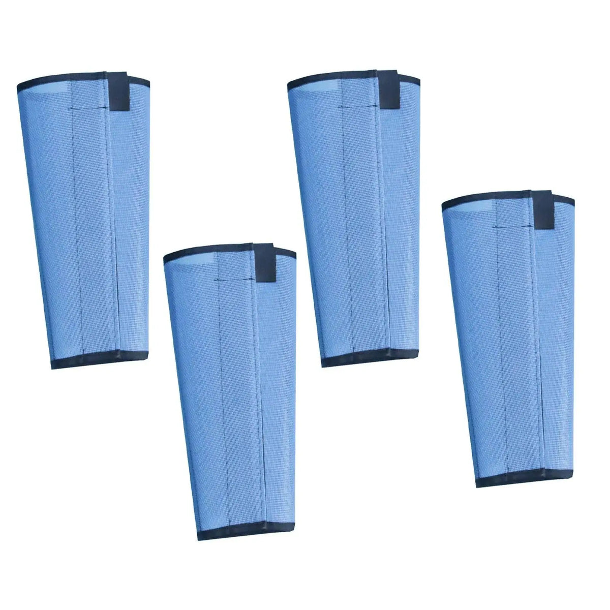 4Pcs Horse Fly Leg Boots Leg Guard Fine Mesh Blue Horse Leggings Breathable Protective Sports Protection Training Outdoors