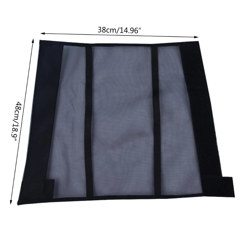 Set of 4 Mesh Fly Boot for Horse Loose Mesh Horse Boot Protective Horse Leg Wraps Horse Leggings for Preventing Flies 094C