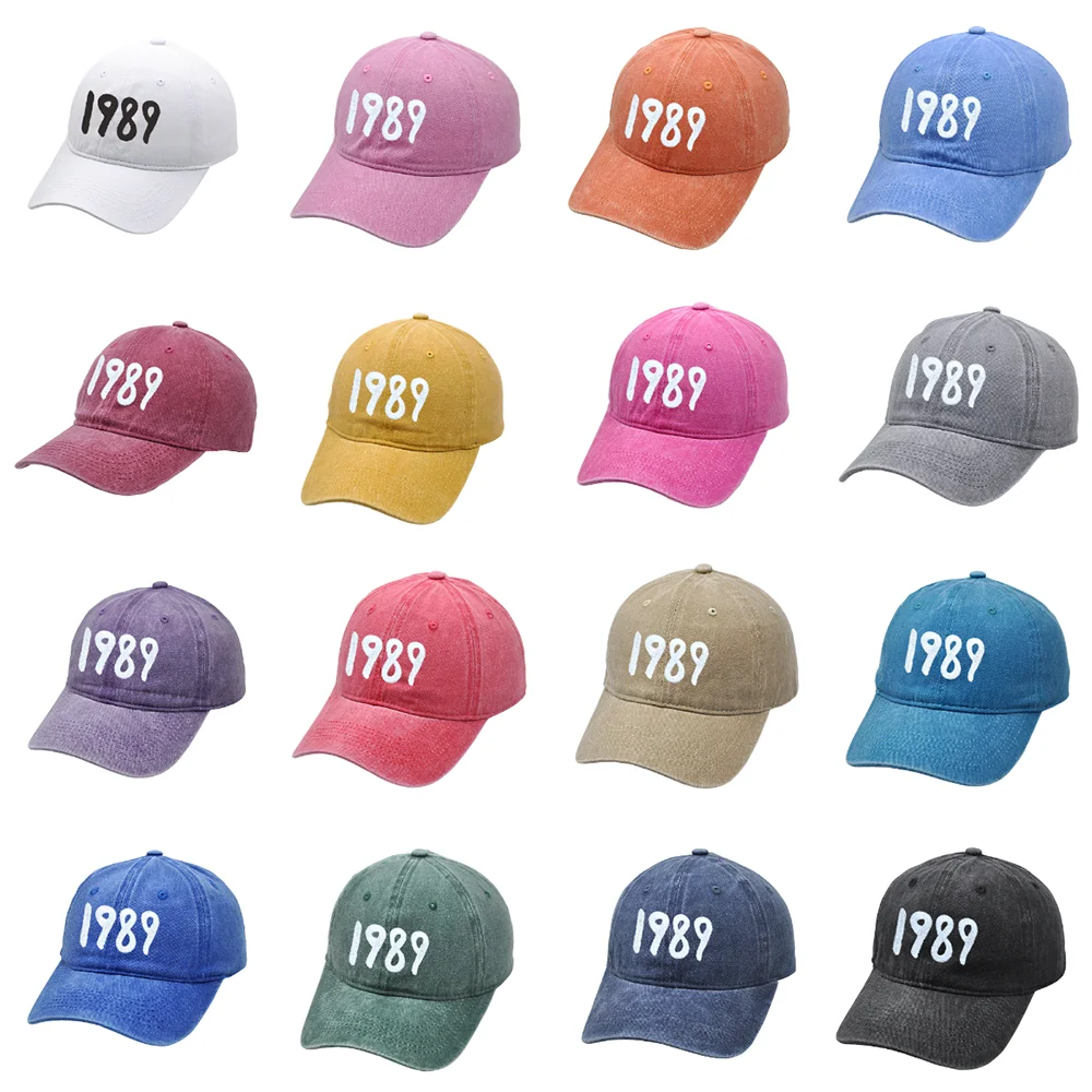 Taylor Swift Baseball Cap 1989 Embroidery Dad Hat Retro Cotton Hat Unisex Gifts From Fans