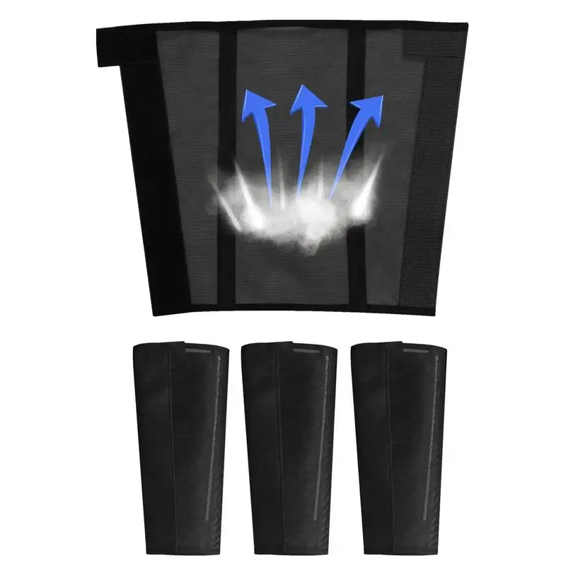 Equestrian Accessories, 4Pcs Horses Fly Boots, Horse Gear, Anti-mosquito Anti-fly Mesh Horse Leggings, Horse Equipment, 47x37cm