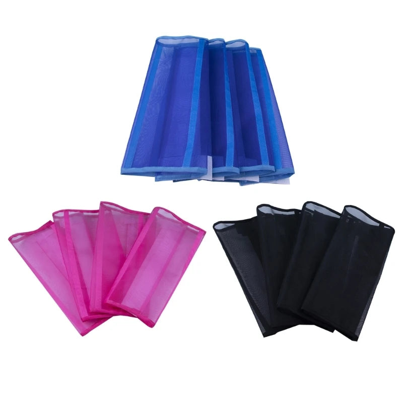 Set of 4 Mesh Fly Boot for Horse Loose Mesh Horse Boot Protective Horse Leg Wraps Horse Leggings for Preventing Flies 094C