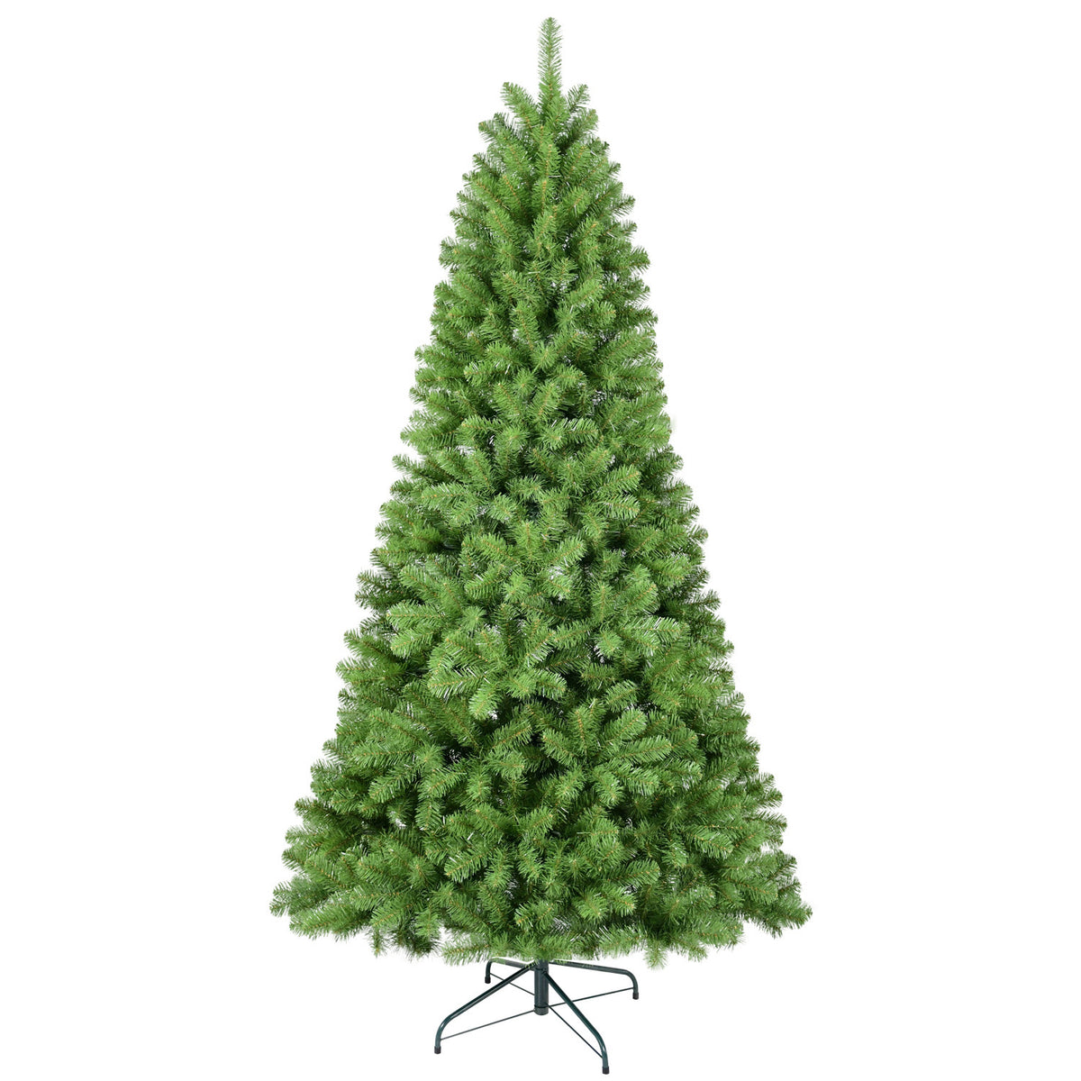 6FT Green PVC Christmas Tree with 760 Memory Wire Tips – Self-Fluffing Branches for a Perfectly Shaped, Effortless Holiday Display