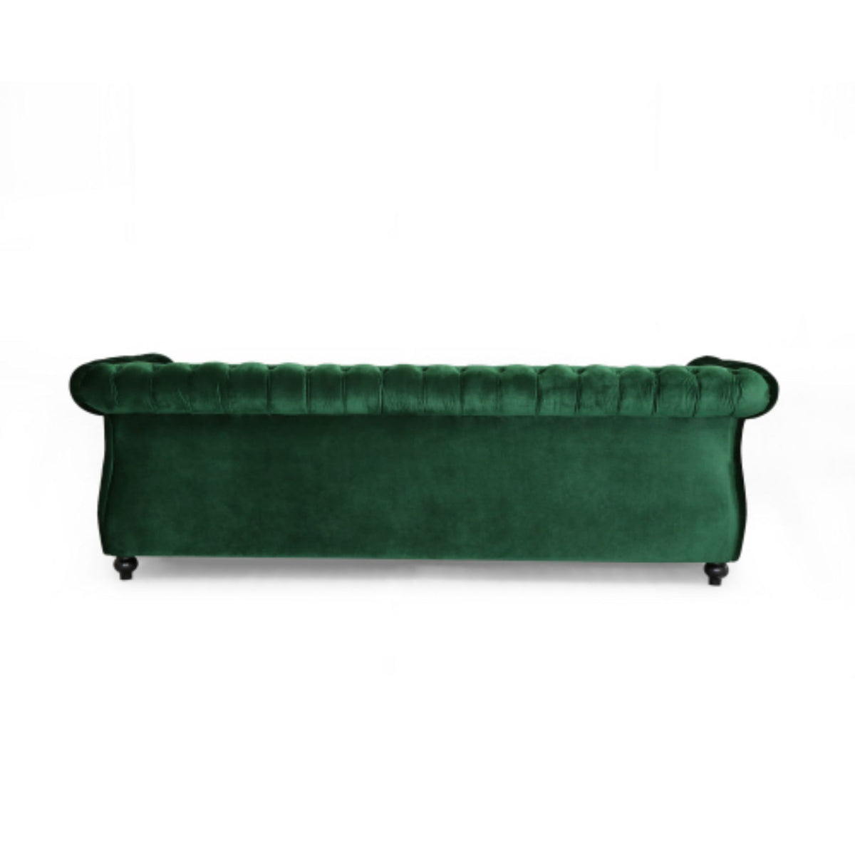 [SantaChoice] Durable 3-Seater Emerald Velvet Sofa, Combining Luxurious Comfort with Christmas Design, Perfect for Elegant Living Spaces, Featuring Plush Upholstery for Relaxation and a Touch of Sophisticated Style