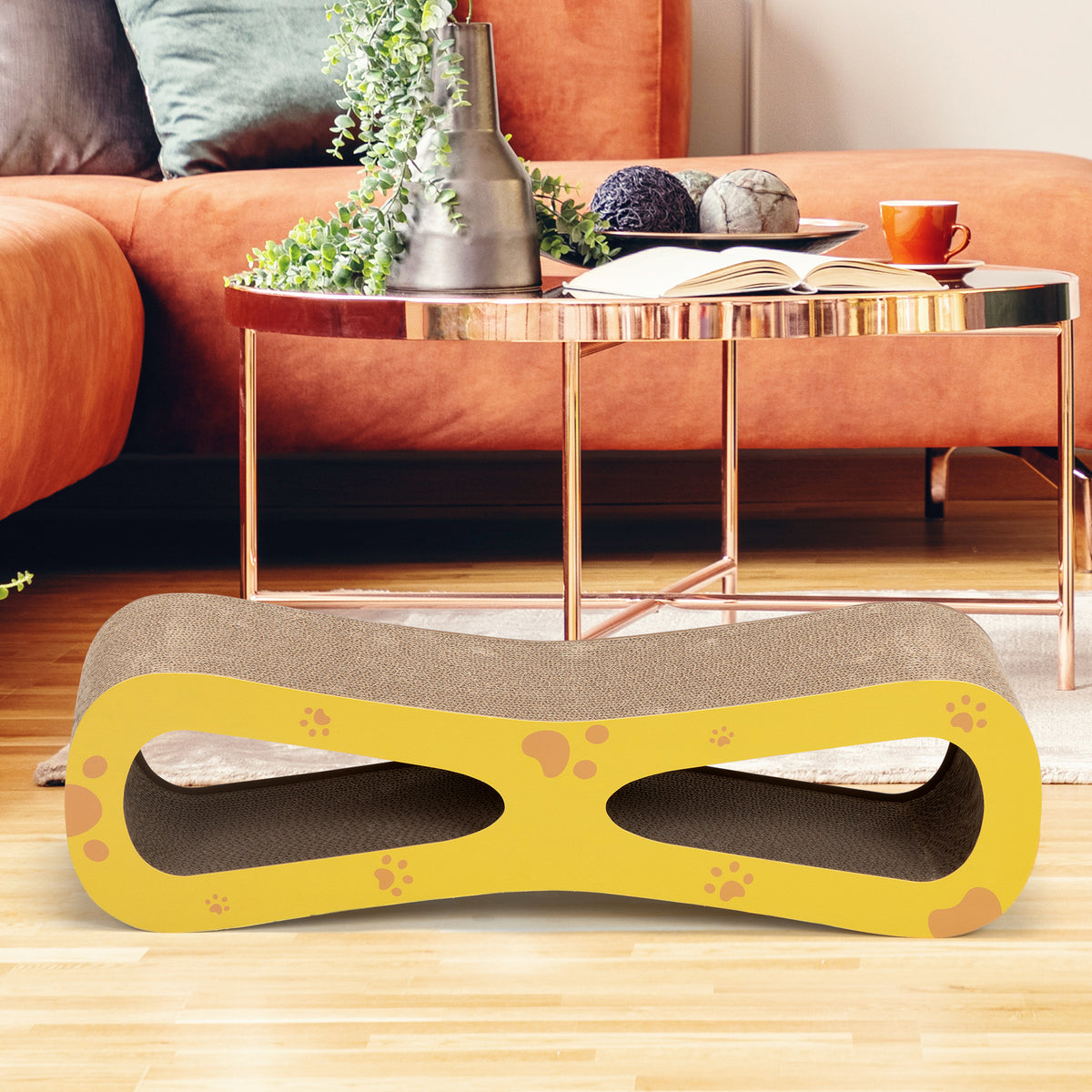 8-character cat scratch board - with pattern