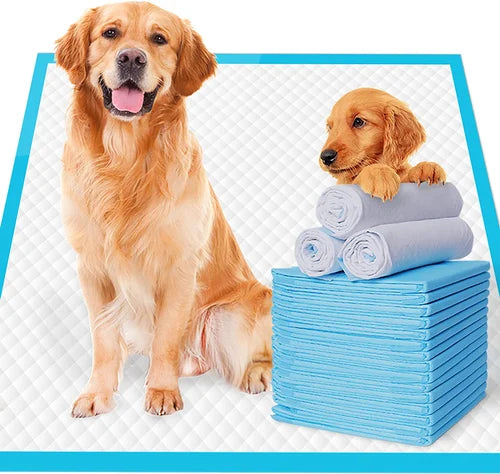 50 Count Disposable Puppy Pee Pads 23" x 23", Premium Disposable Training Pads, Pee Pads, Training Pad, Quick Absorb and Odor Control